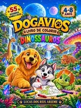 Dogavios, Livro de colorir de dinossauros